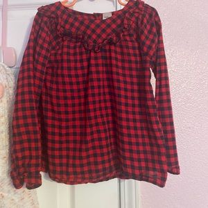 Girl’s Buffalo print top